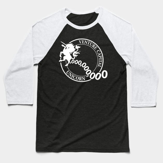 Unicorn Investment Humor Baseball T-Shirt by cartogram